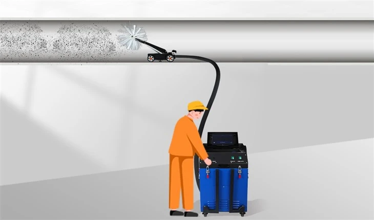 Duct Cleaning Brushing Robot