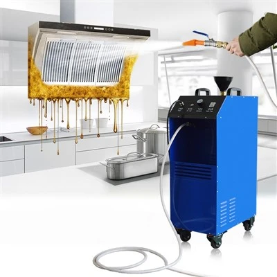 Le générateur de mousse haute puissance KT-8050 de 1 500 W récemment introduit pour l'élimination de la graisse du système de ventilation de cuisine